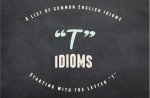 t idioms concept