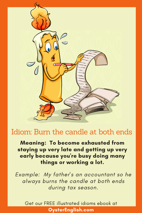 Meaning of Burn the Candle at Both Ends