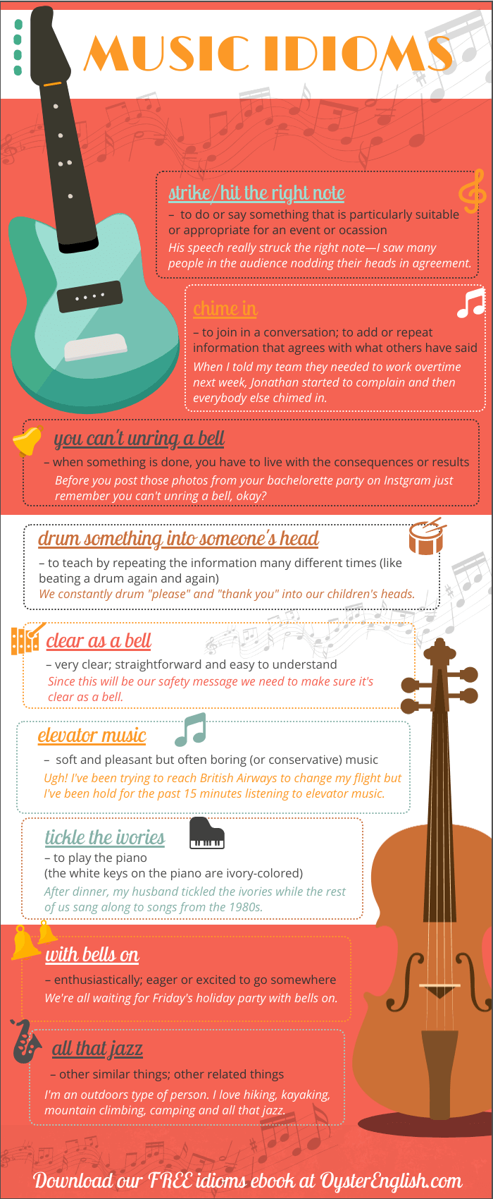 Popular Idioms About Music