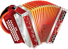 illustration of an accordion