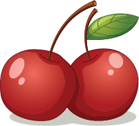 Illustration of cherries