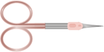 Illustration of cuticle scissors