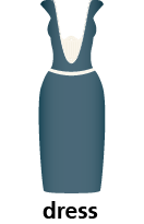 illustration of a dress
