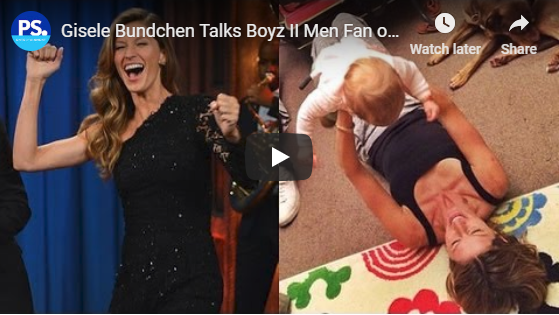 Gisele Bundchen talks to Boyz II Men video thumbnail