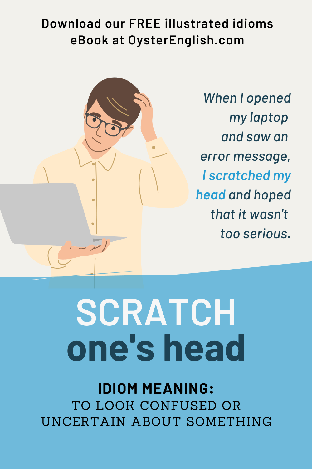 idiom scratch your head