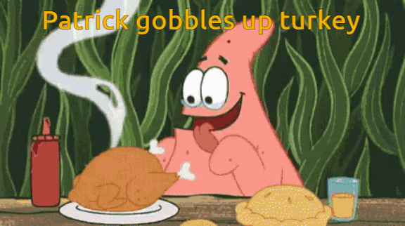 gobble up