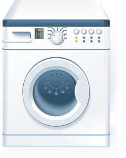 An icon image of a washing machine / clothes washer