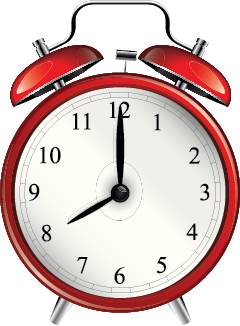 Illustration of an alarm clock