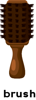 Illustration of a hair brush