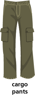 illustration of cargo pants