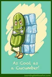 Thumbnail image: As cool as a cucumber
