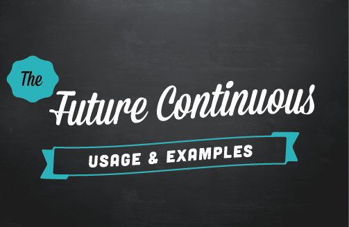 Text Image: The present continuous: Usage & examples