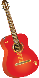 Illustration of a guitar