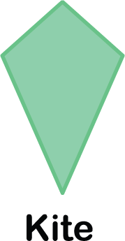 illustration of a kite shape