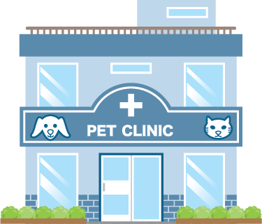 Illustration of a pet clinic