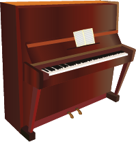 Illustration of a piano