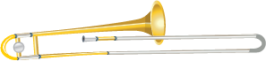 Illustration of a trombone